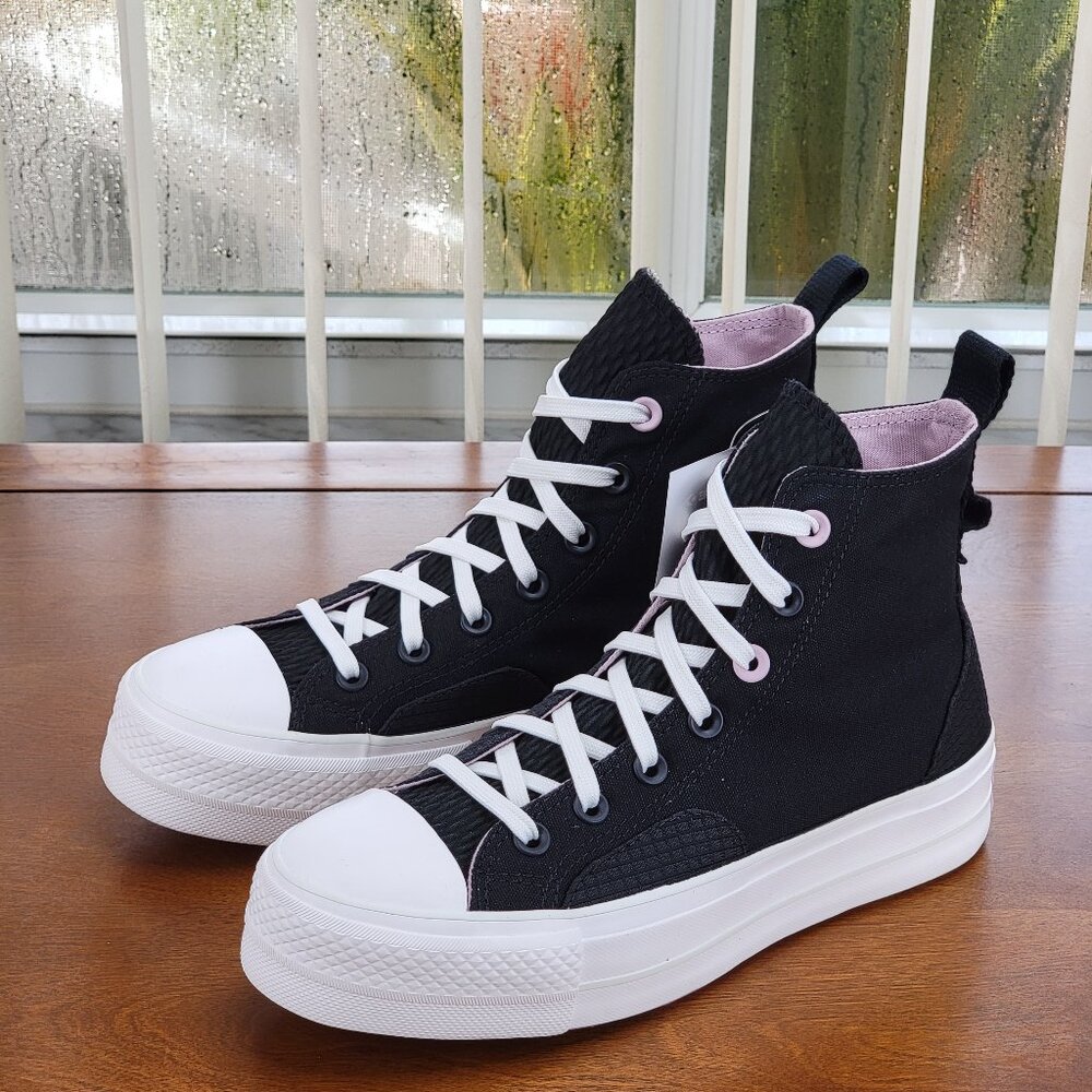 Converse Women's CTAS Lift Hi Platform Future Utility 572420C Black Multi Sizes - Picture 12 of 12